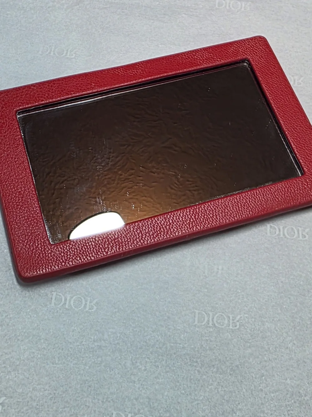 Dior Cannage Red Card Mirror
